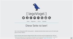 Desktop Screenshot of legovogel.de